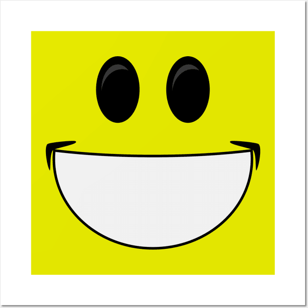 Grin Wall Art by DavesTees